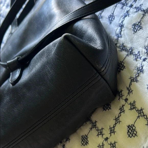 Coach Leather Backpack with Gold Buckle - Picture 3 of 14